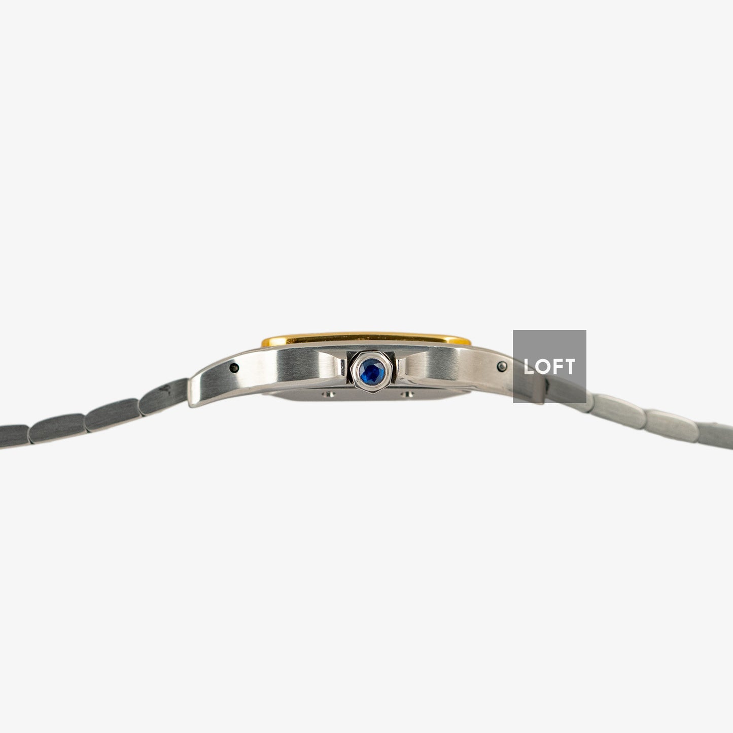 Cartier Santos Galbée Automatic Date Silver Dial 29mm