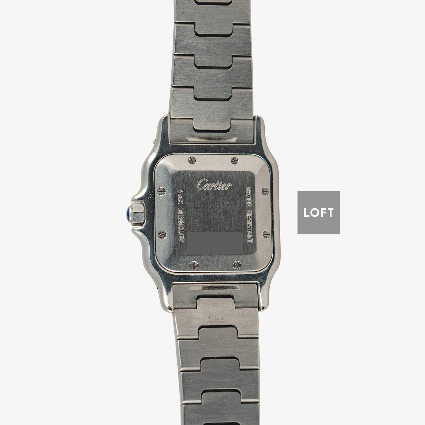 Cartier Santos Galbée Automatic Date Silver Dial 29mm
