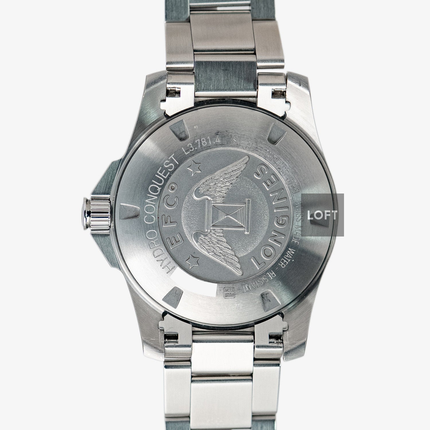 Longines HydroConquest Quartz Black Red Bezel 41mm