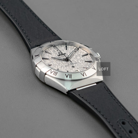 Omega Constellation Automatic Silver Dial Rubber 41mm