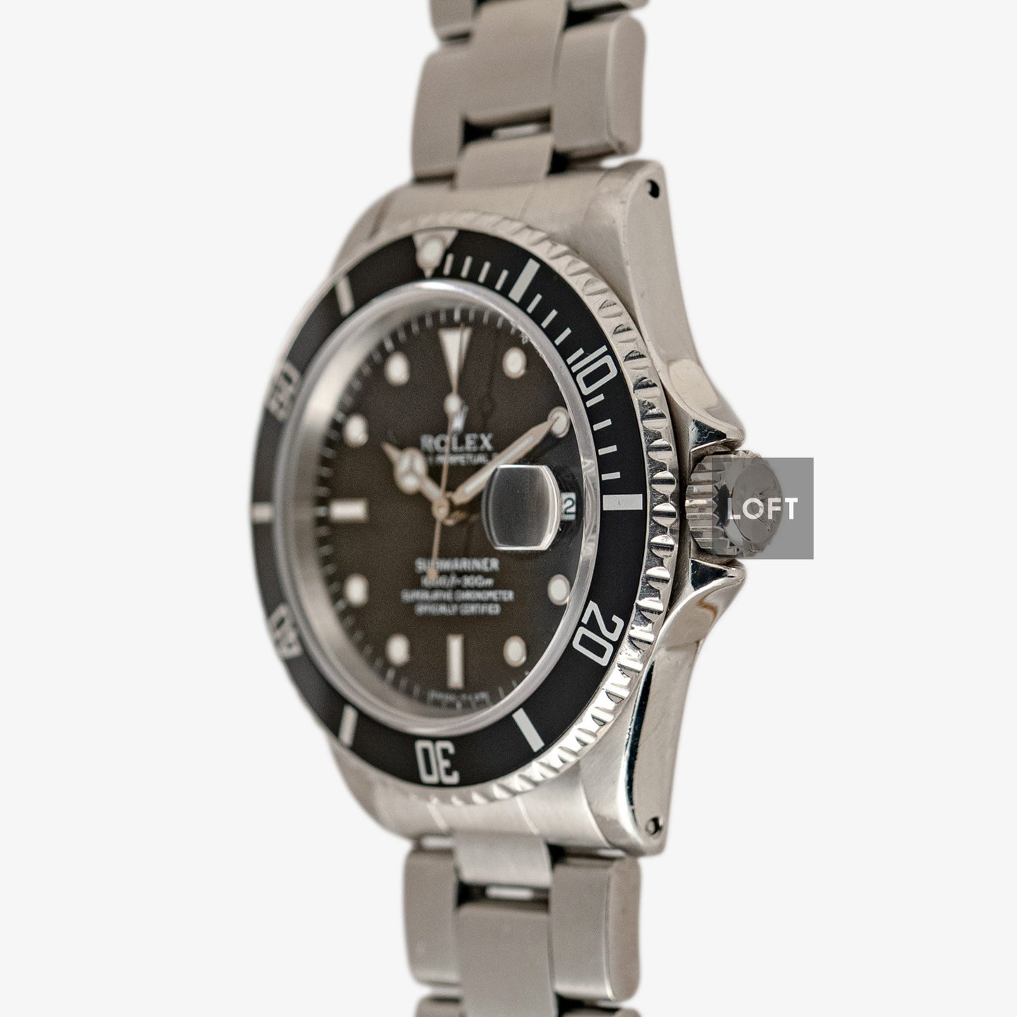 Rolex Submariner Date 16610 Tritium Black Dial 40mm