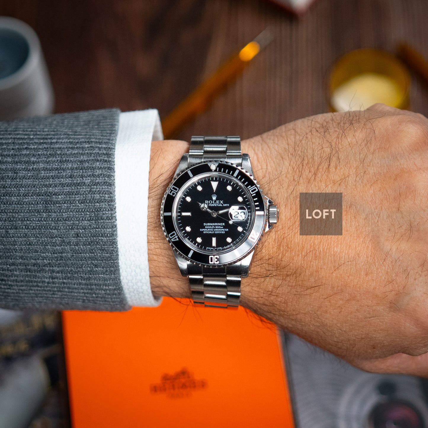 Rolex Submariner Date 16610 Tritium Black Dial 40mm