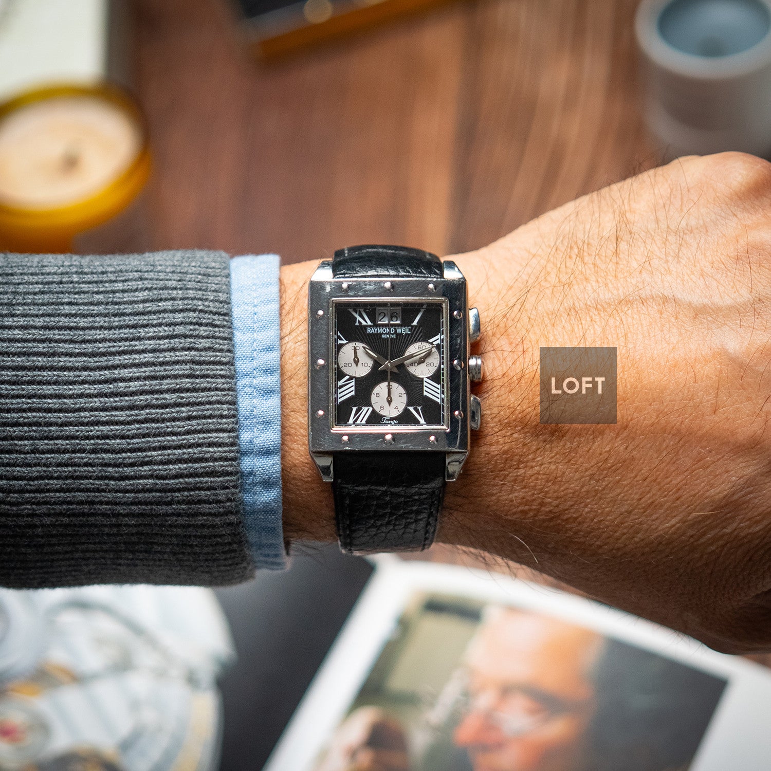 Raymond Weil Tango Black Quartz Chronograph 34mm