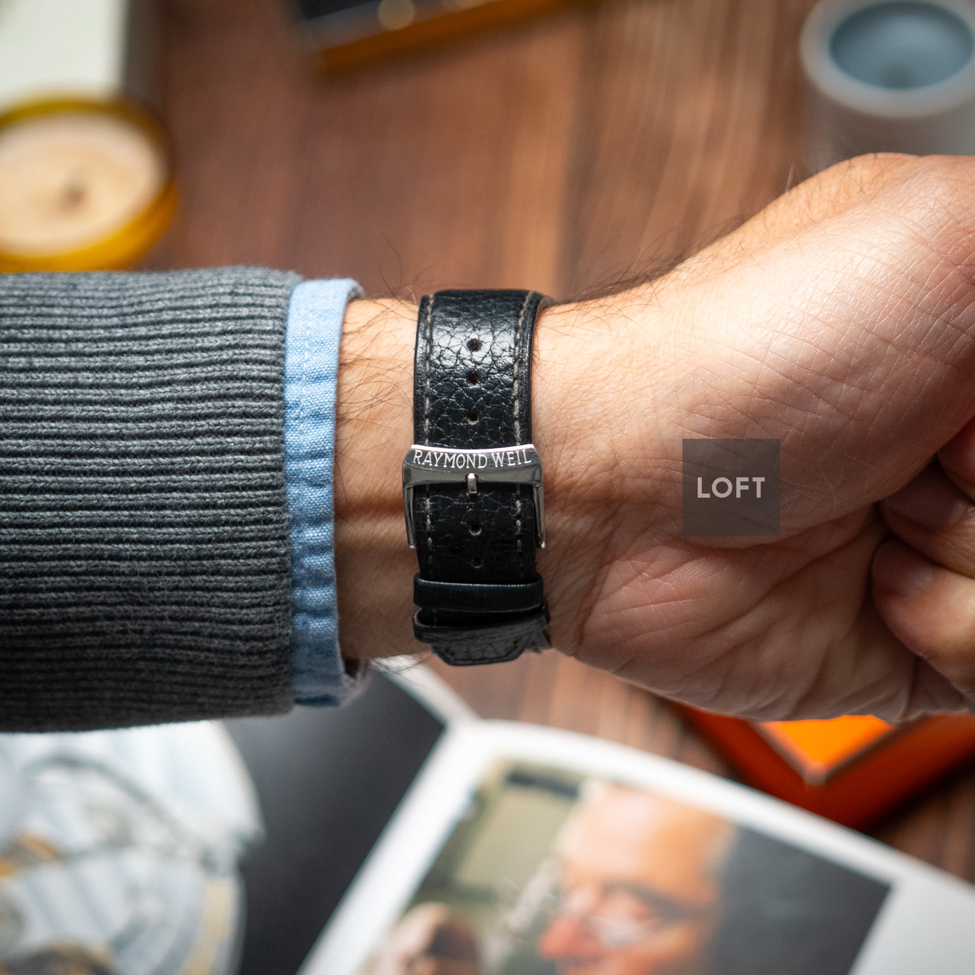 Raymond Weil Tango Black Quartz Chronograph 34mm