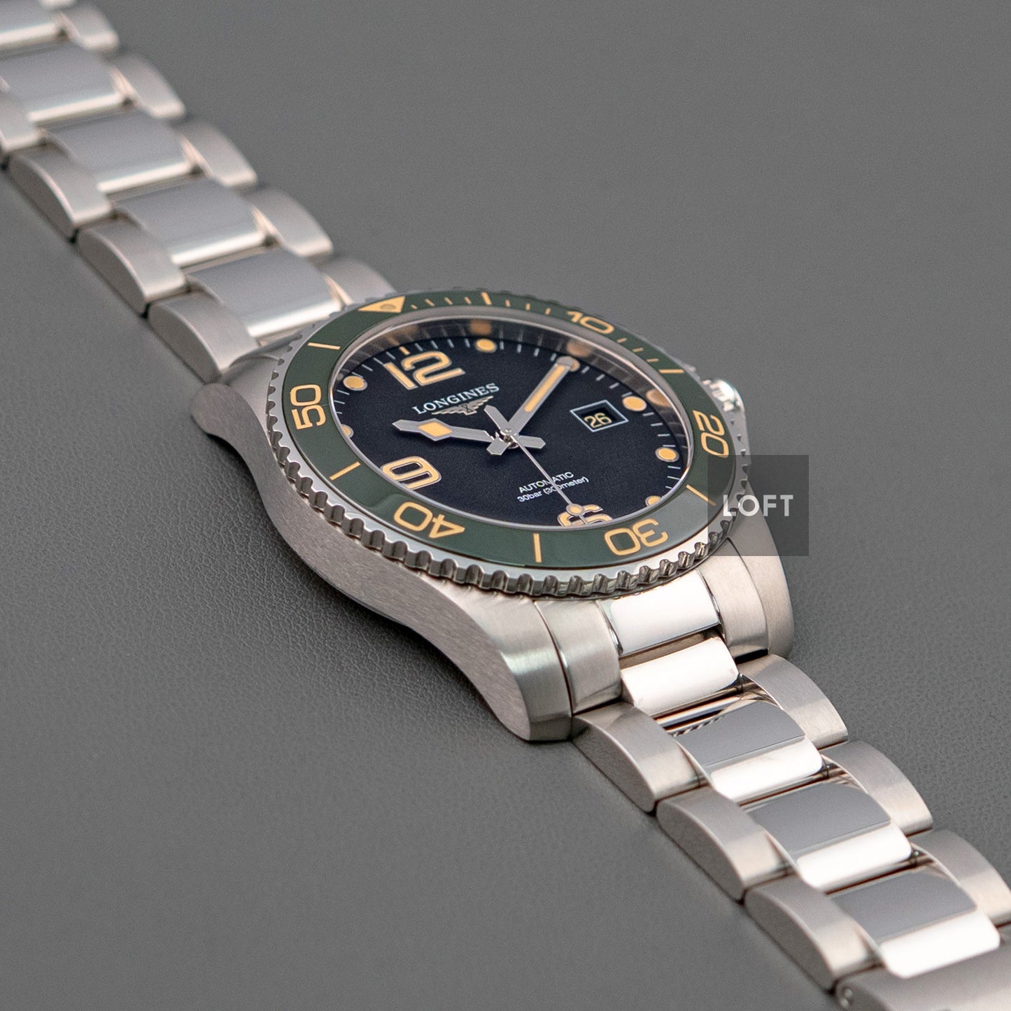 Longines HydroConquest Automatic Green Bezel 41mm
