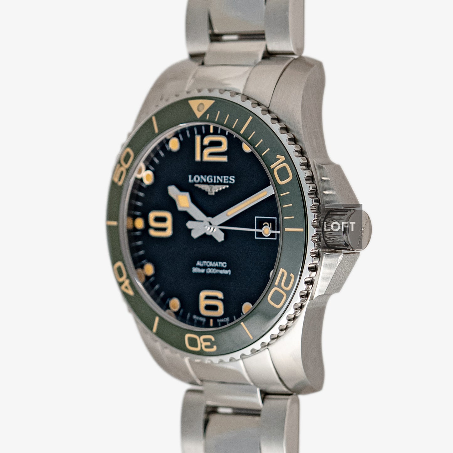 Longines HydroConquest Automatic Green Bezel 41mm