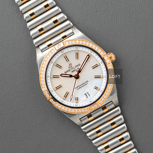 Breitling Chronomat Automatic Steel / Red Gold 36mm