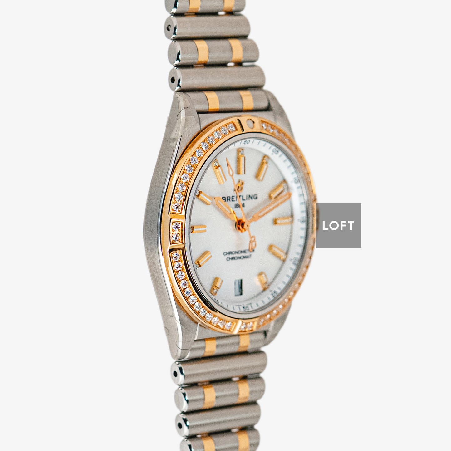 Breitling Chronomat Automatic Steel / Red Gold 36mm
