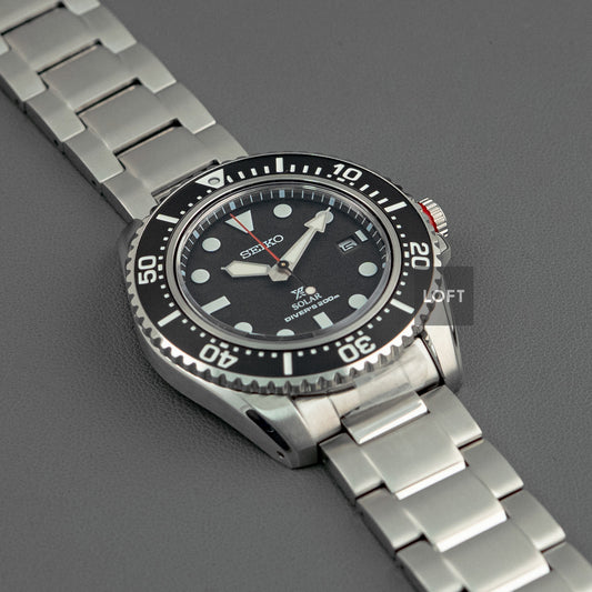 Seiko Prospex Solar Diver SNE589 Black Dial 42.8mm