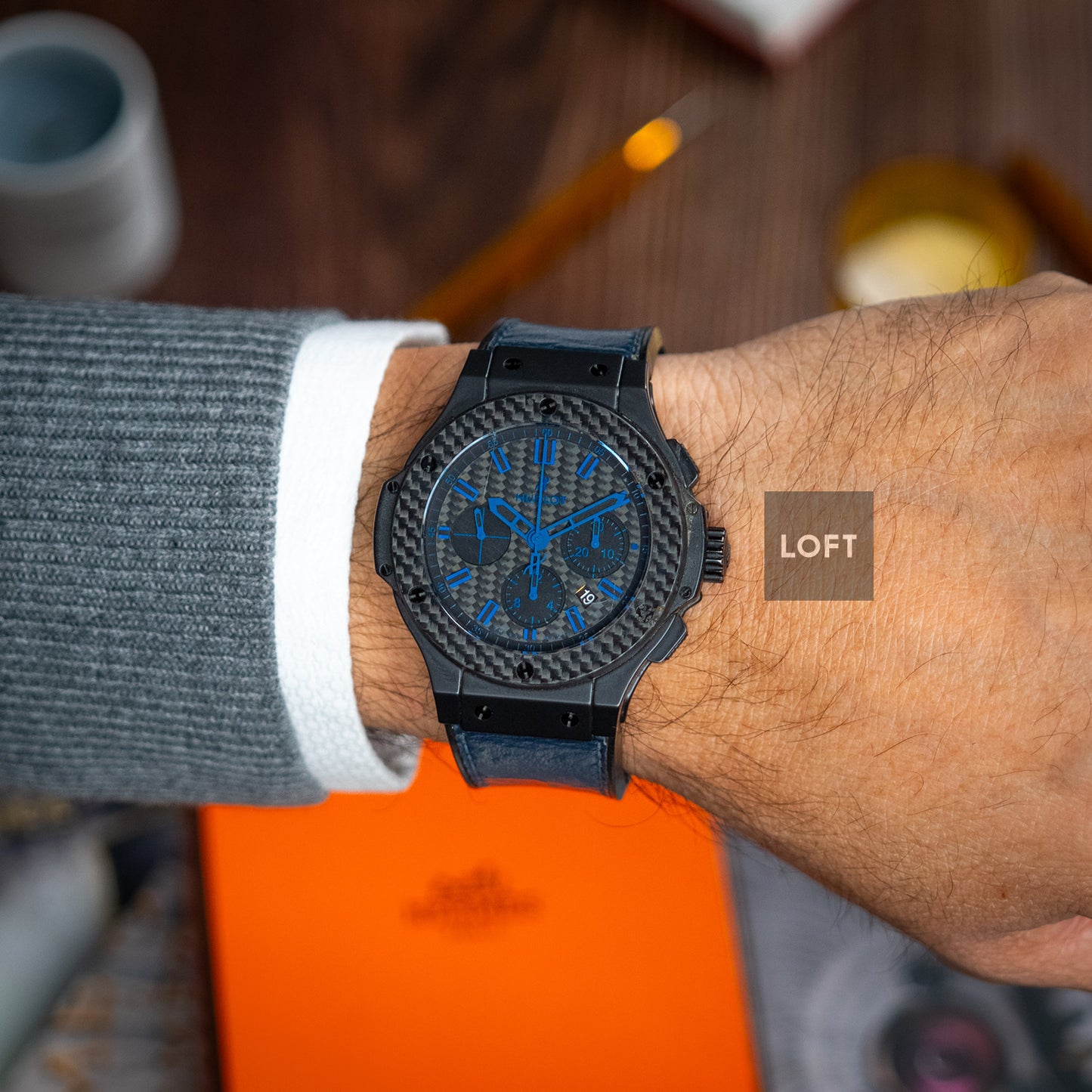 Hublot Big Bang Chronograph Parklane Ceramic Carbon 42mm