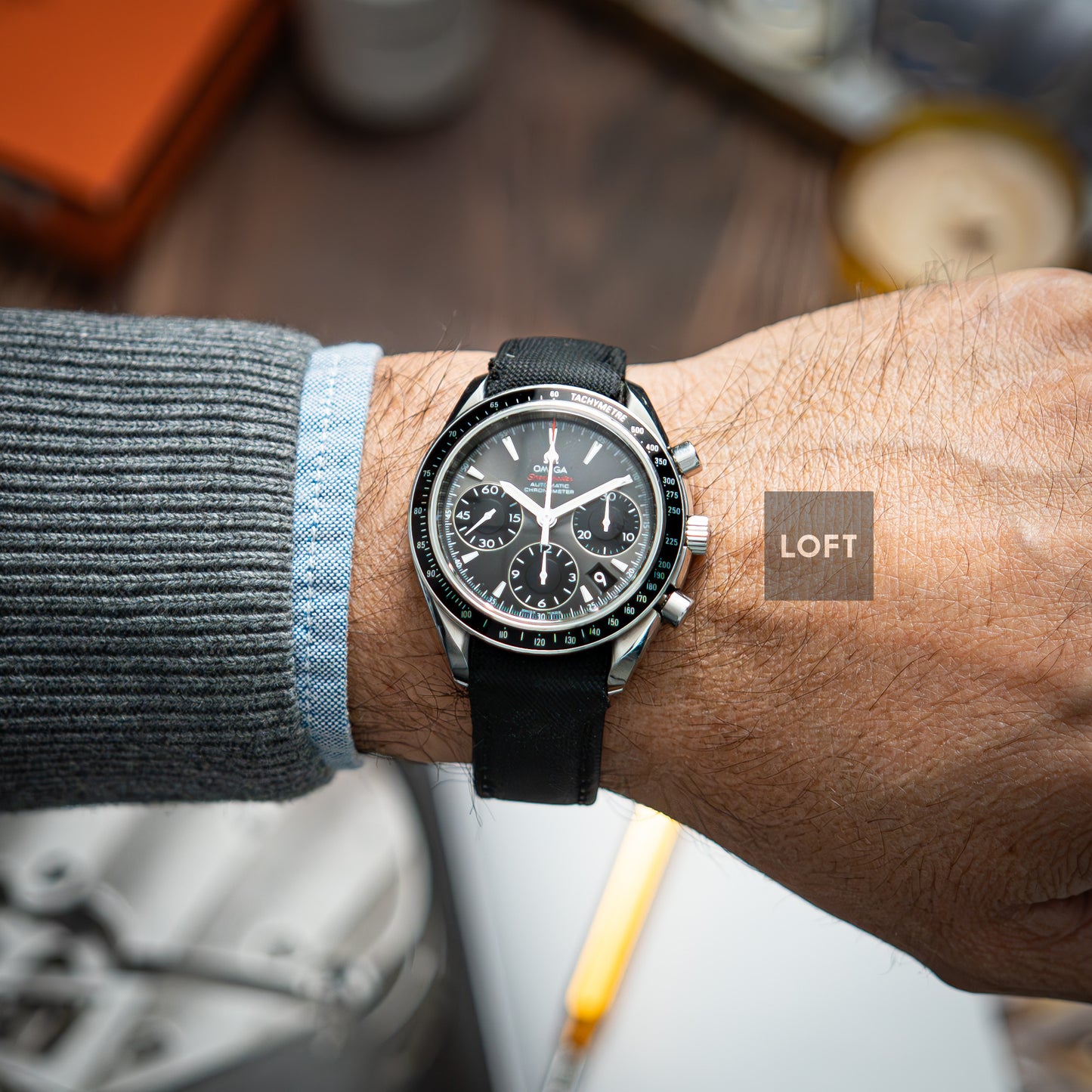 Omega Speedmaster Automatic Date Grey Dial 40mm