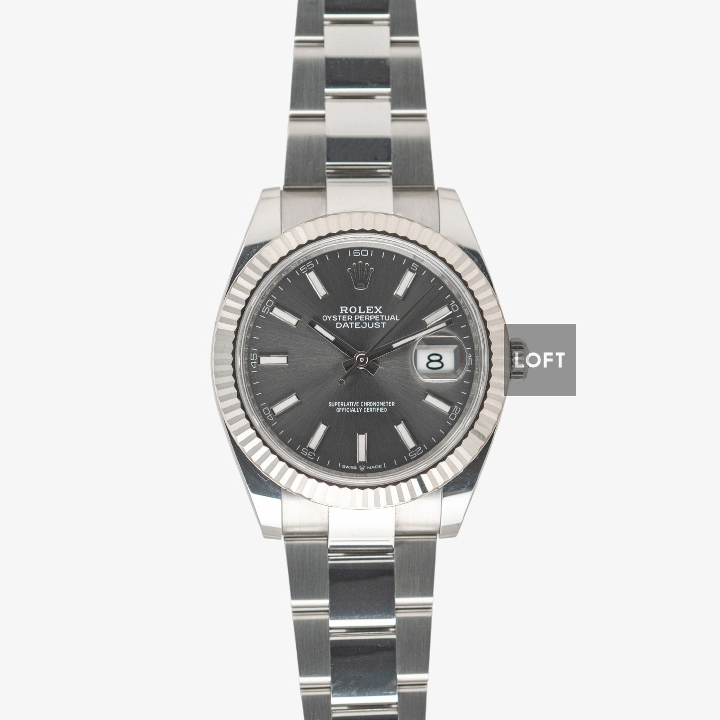 Rolex Datejust 126334 Oystersteel Dark Rhodium 41mm