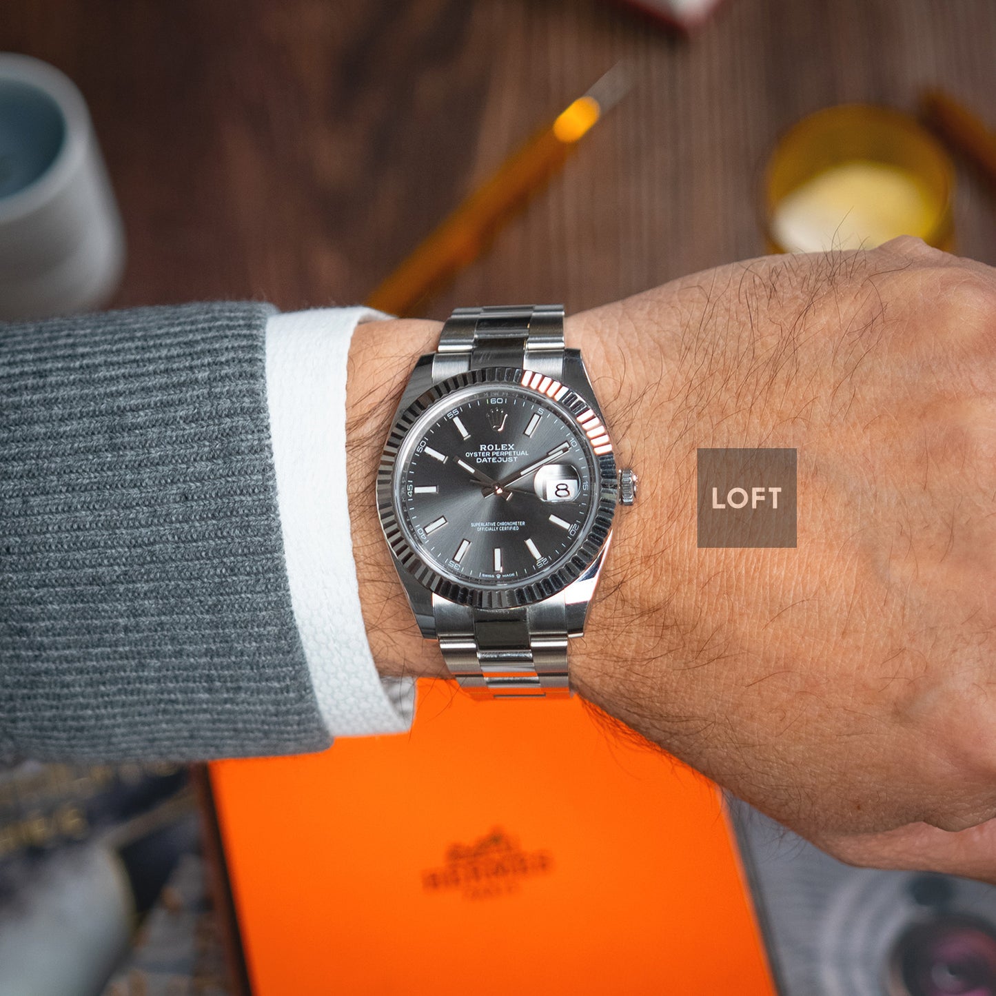Rolex Datejust 126334 Oystersteel Dark Rhodium 41mm