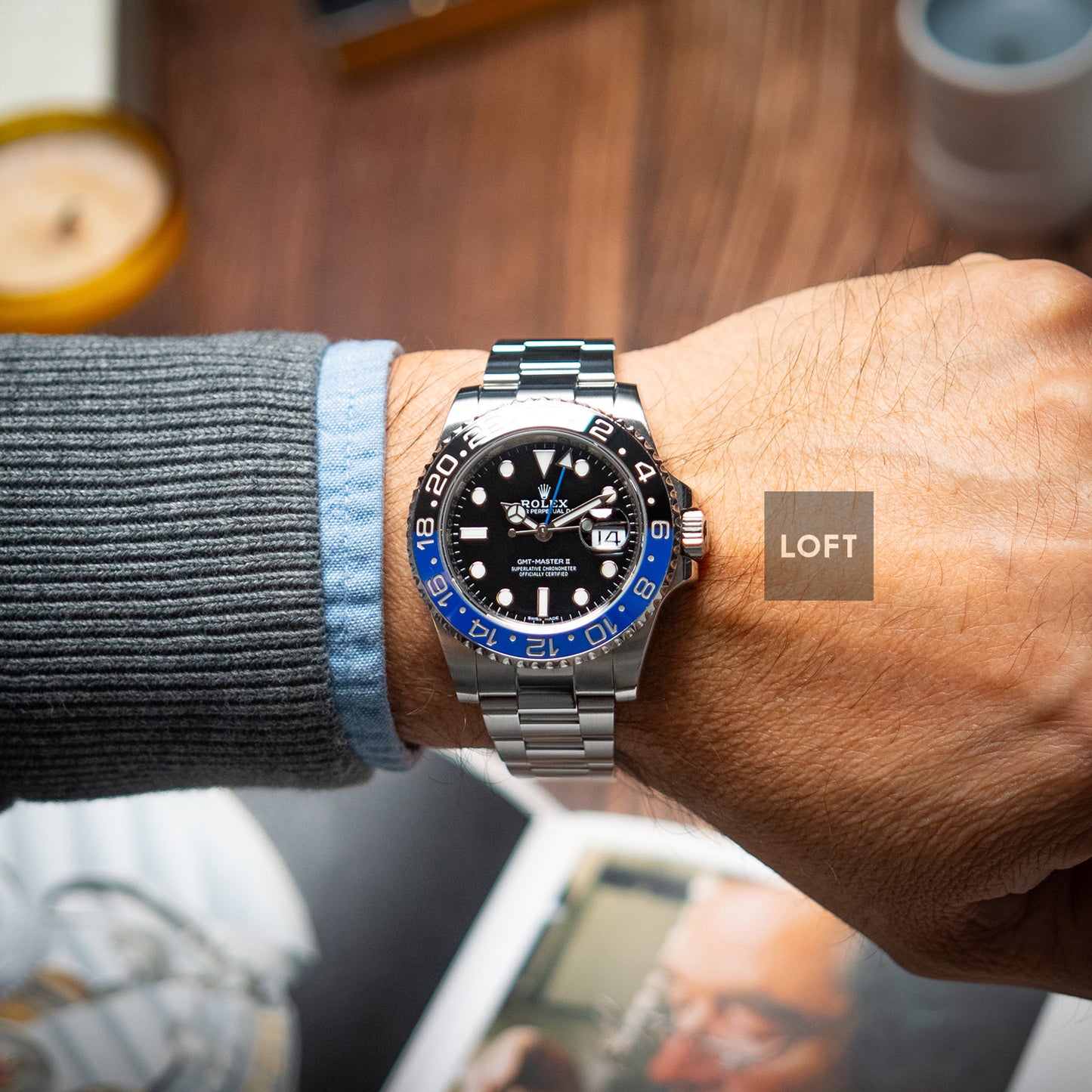 Rolex GMT-Master ll Ref. 116710 "Batman" 40mm
