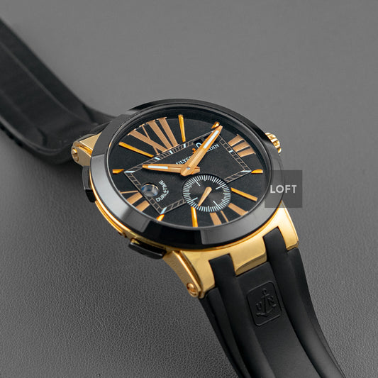 Ulysse Nardin Executive Dual Time Automatic Black Dial 43mm