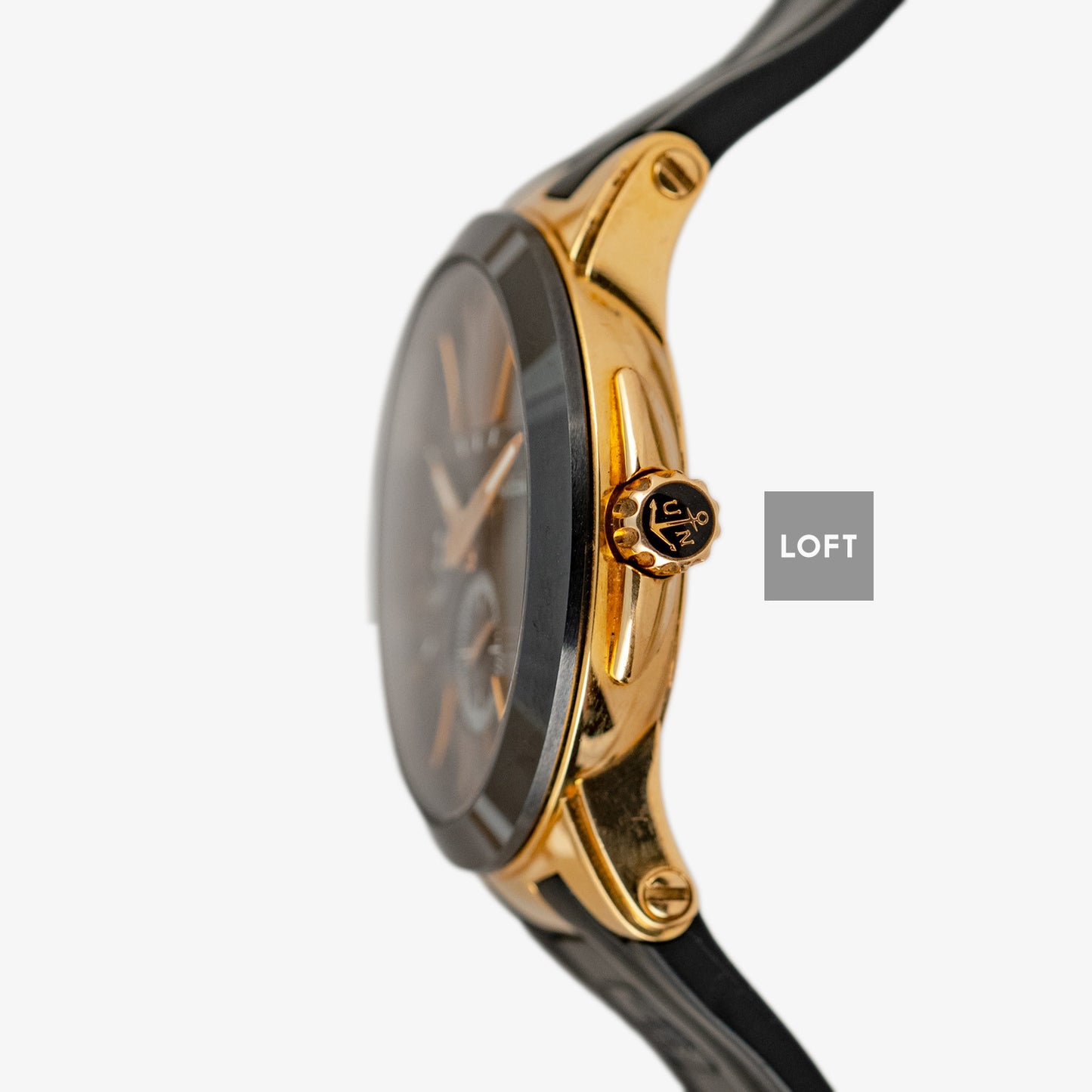 Ulysse Nardin Executive Dual Time Automatic Black Dial 43mm