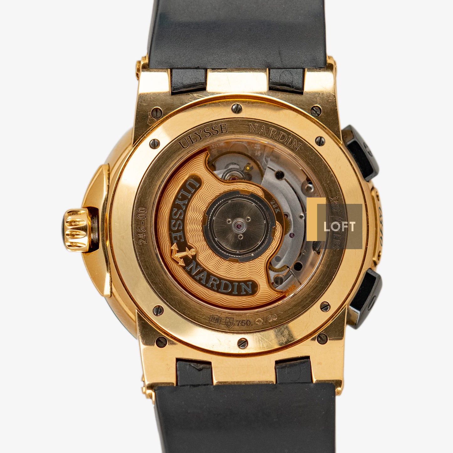 Ulysse Nardin Executive Dual Time Automatic Black Dial 43mm