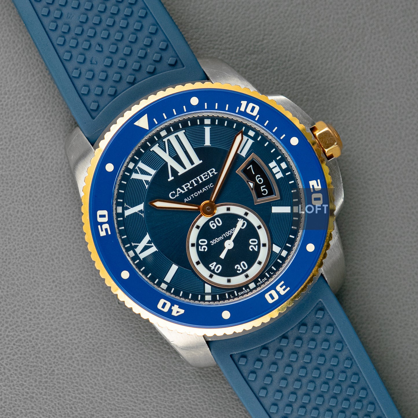 Cartier Calibre Automatic Date Small Seconds Silver Dial 42mm