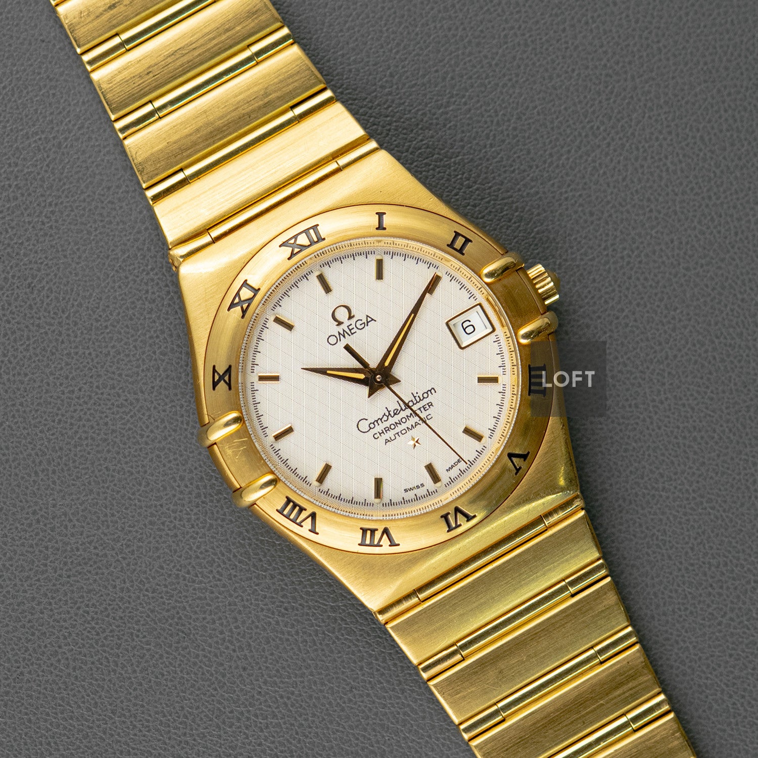 Omega Constellation Automatic Date Silver Dial 35.5mm