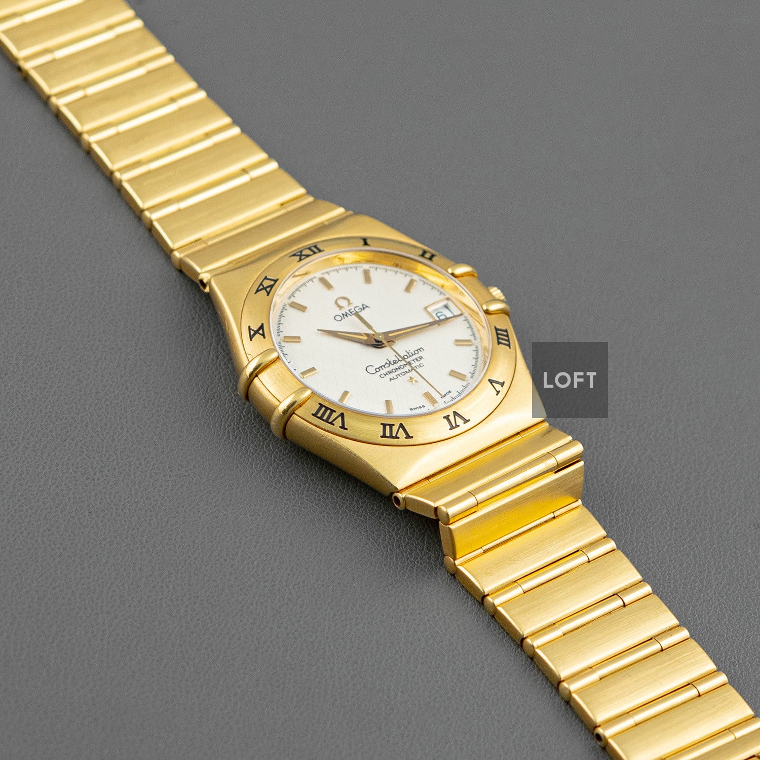 Omega Constellation Automatic Date Silver Dial 35.5mm