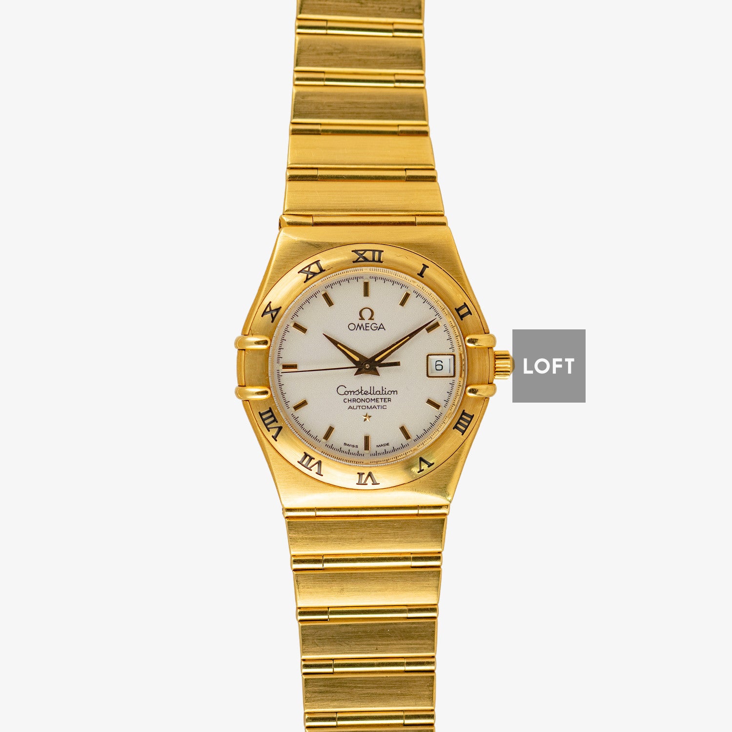 Omega Constellation Automatic Date Silver Dial 35.5mm