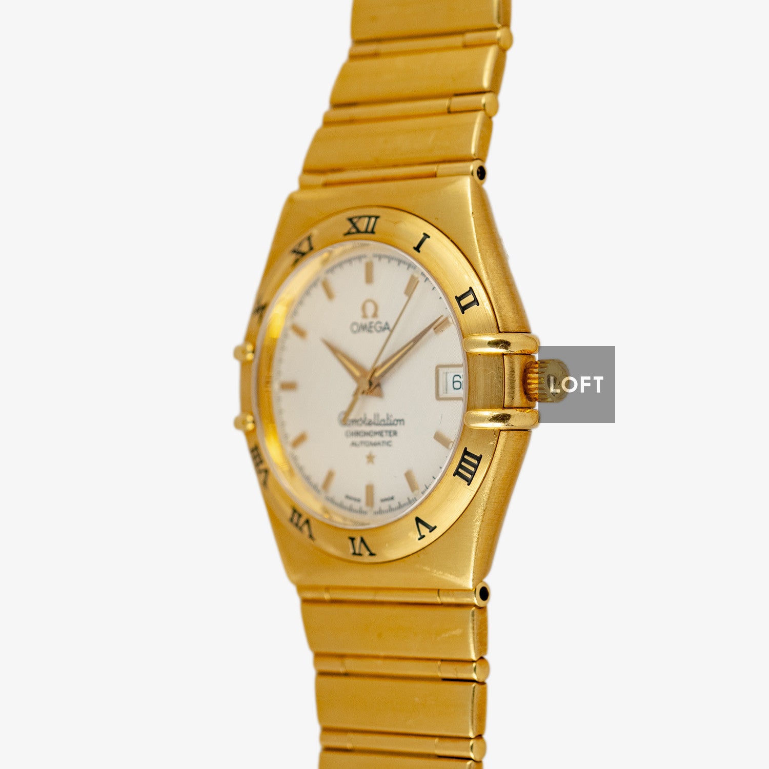 Omega Constellation Automatic Date Silver Dial 35.5mm