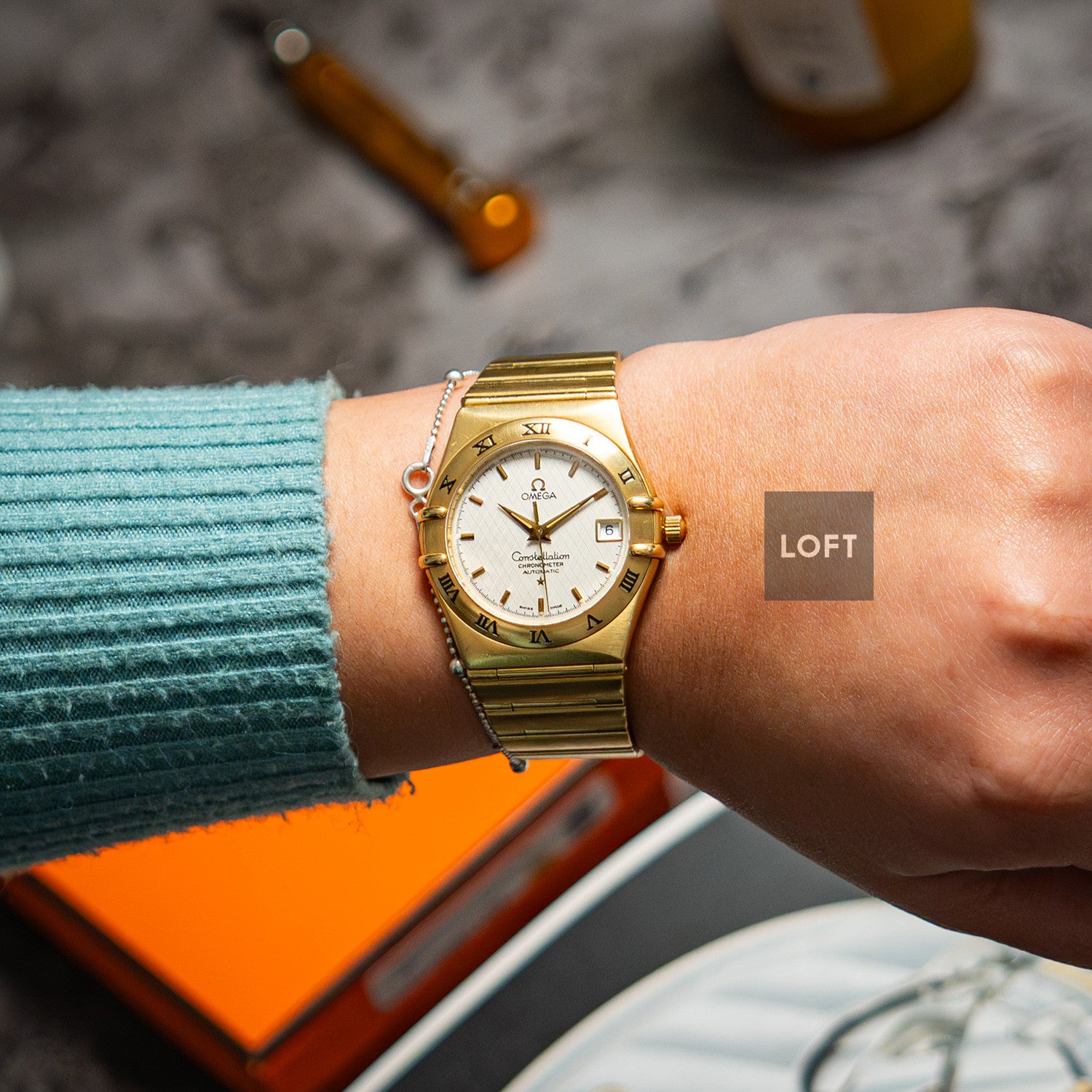 Omega Constellation Automatic Date Silver Dial 35.5mm