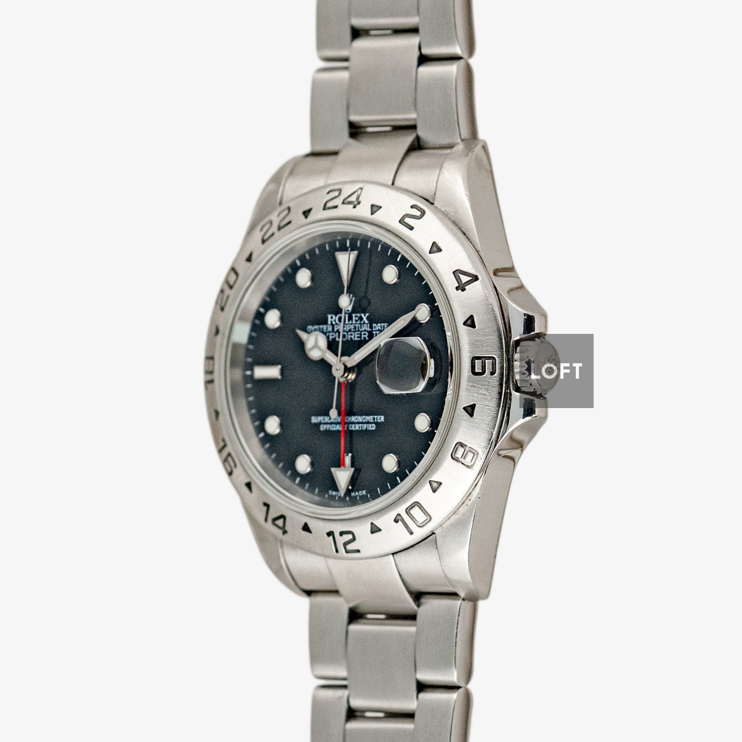 Rolex Explorer II 16570 Black Dial Super-Luminova 40mm