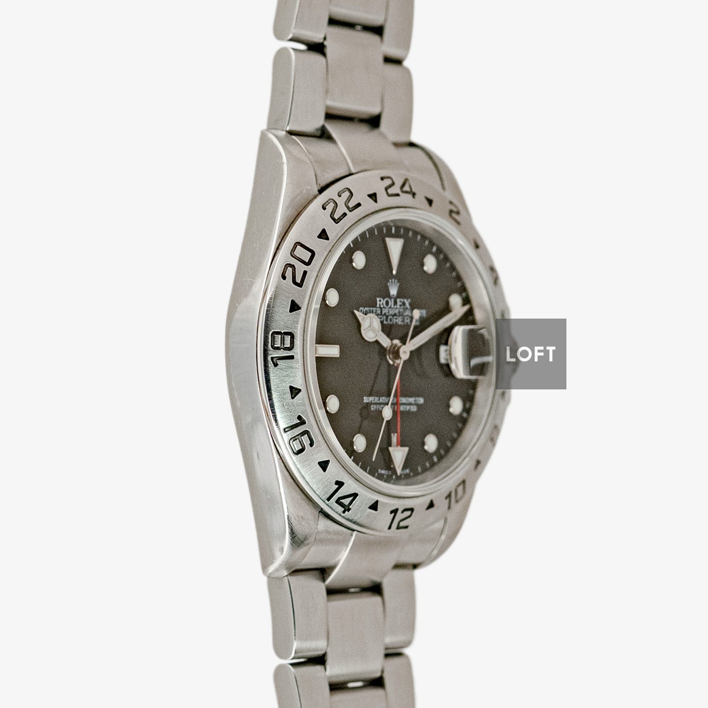 Rolex Explorer II 16570 Black Dial Super-Luminova 40mm