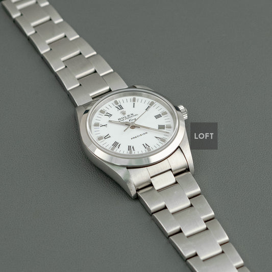 Rolex Air-King Precision 14000 Automatic White Dial 34 mm
