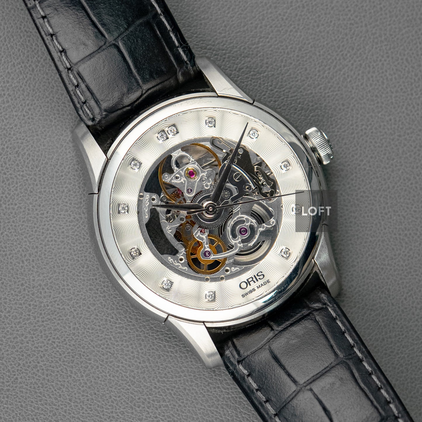 Oris Artelier Skeleton Automatic Grey Dial 40.5mm