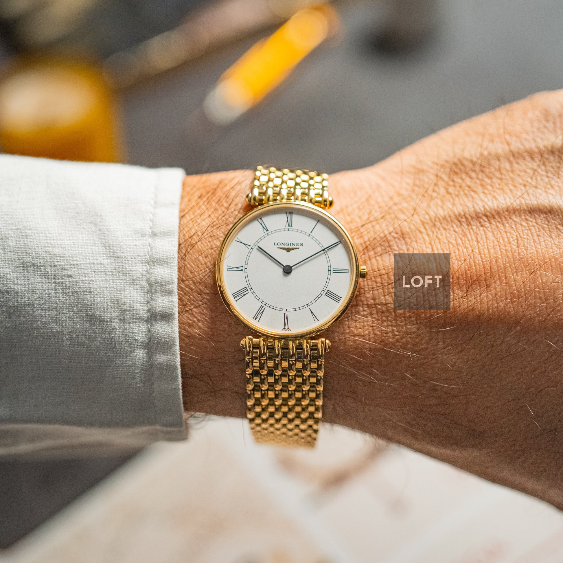 Longines Le Grand Classique Quartz Slim Gold 34mm