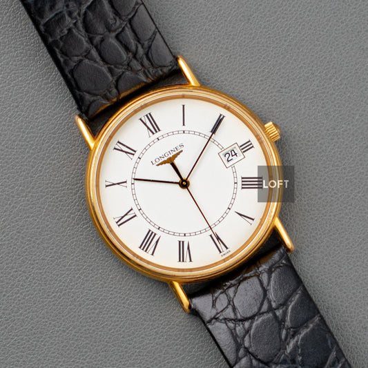 Longines Présence Quartz Date White Dial 33mm
