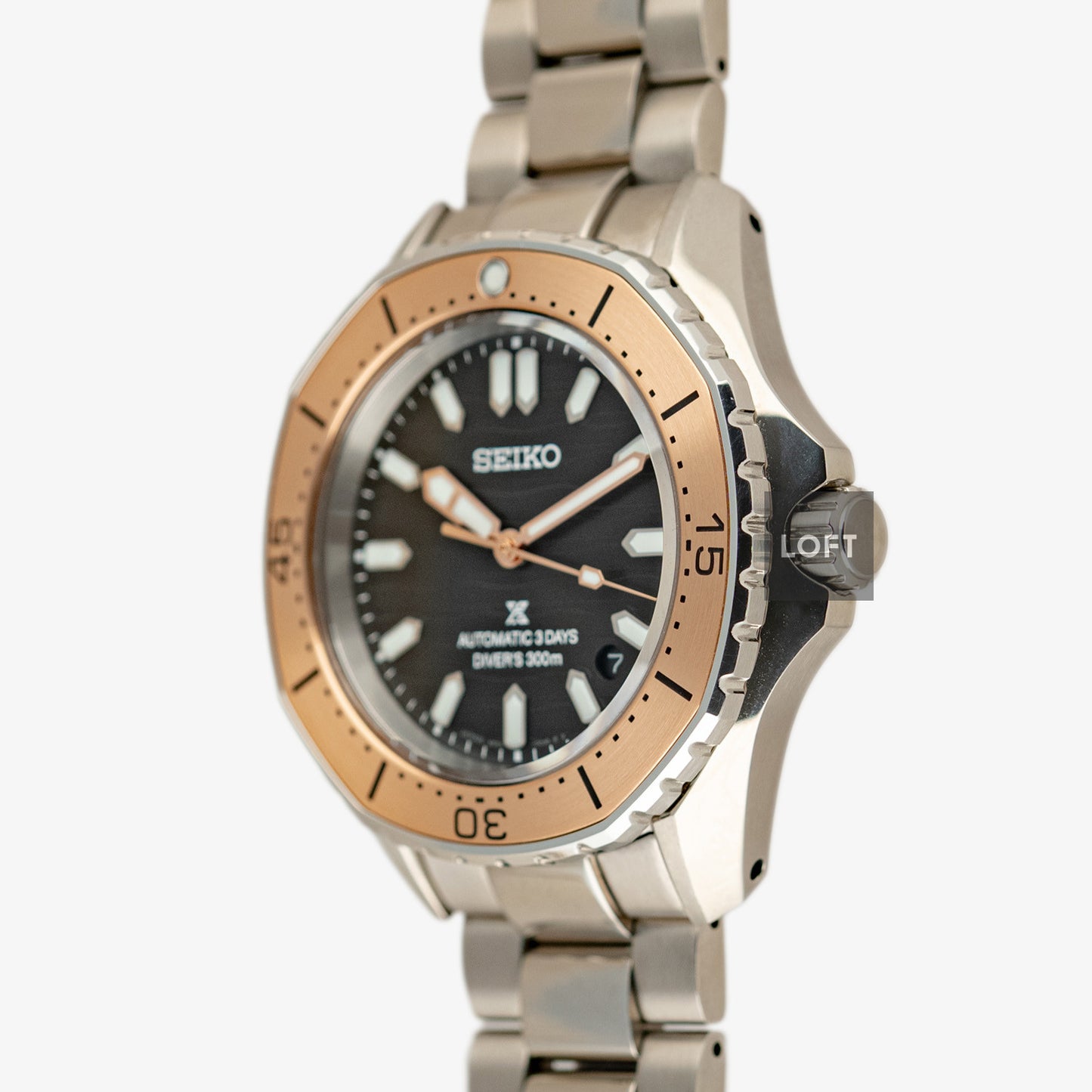 Seiko Prospex Automatic Diver's 300m Black Dial 41.3mm