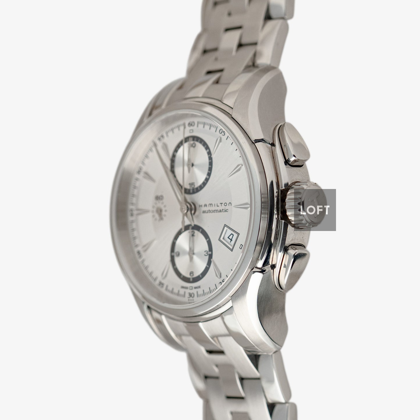 Hamilton Jazzmaster Automatic Chronograph Silver Dial 40mm