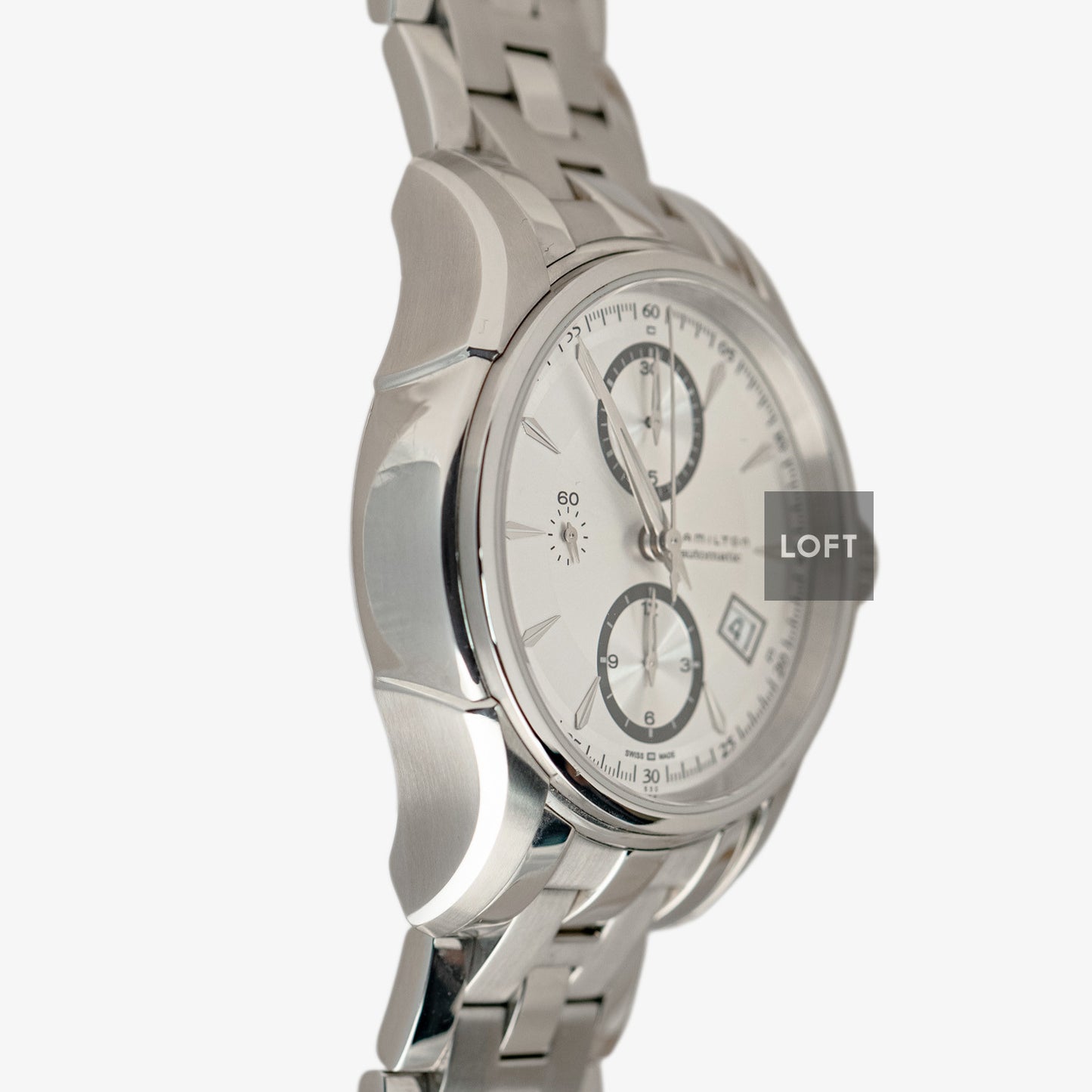 Hamilton Jazzmaster Automatic Chronograph Silver Dial 40mm