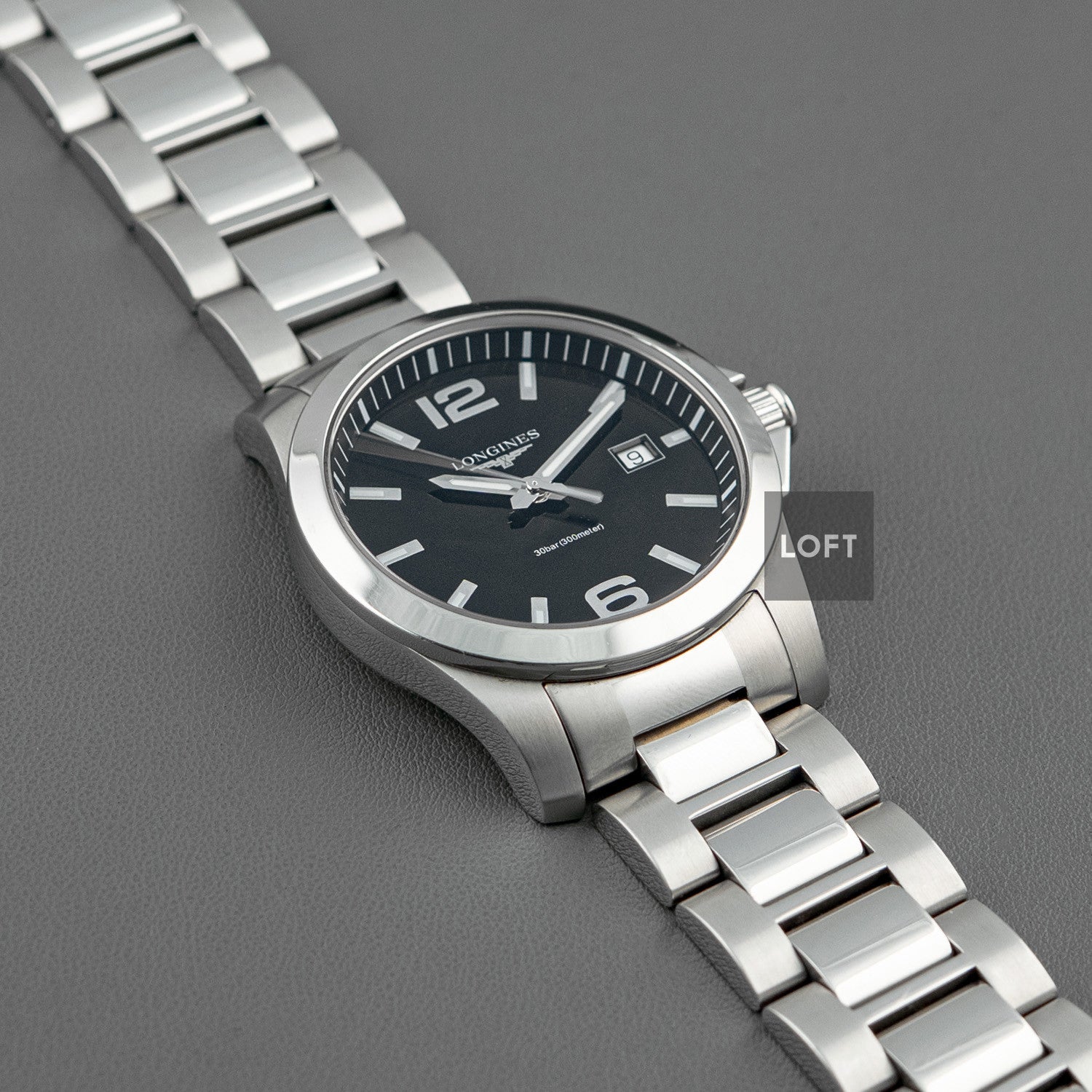 Longines Conquest Classic Automatic Date Silver Dial 39mm