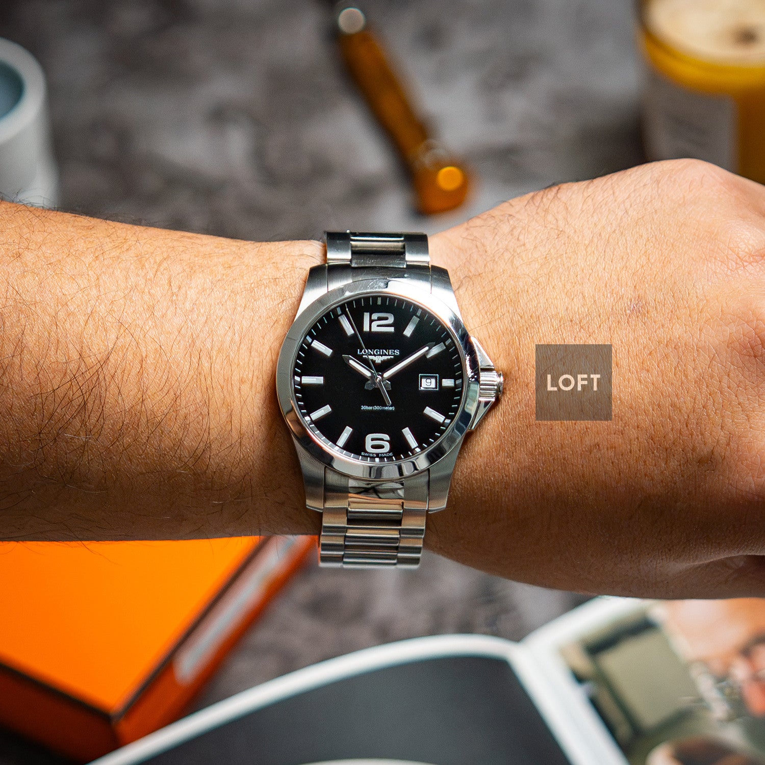 Longines Conquest Classic Automatic Date Silver Dial 39mm