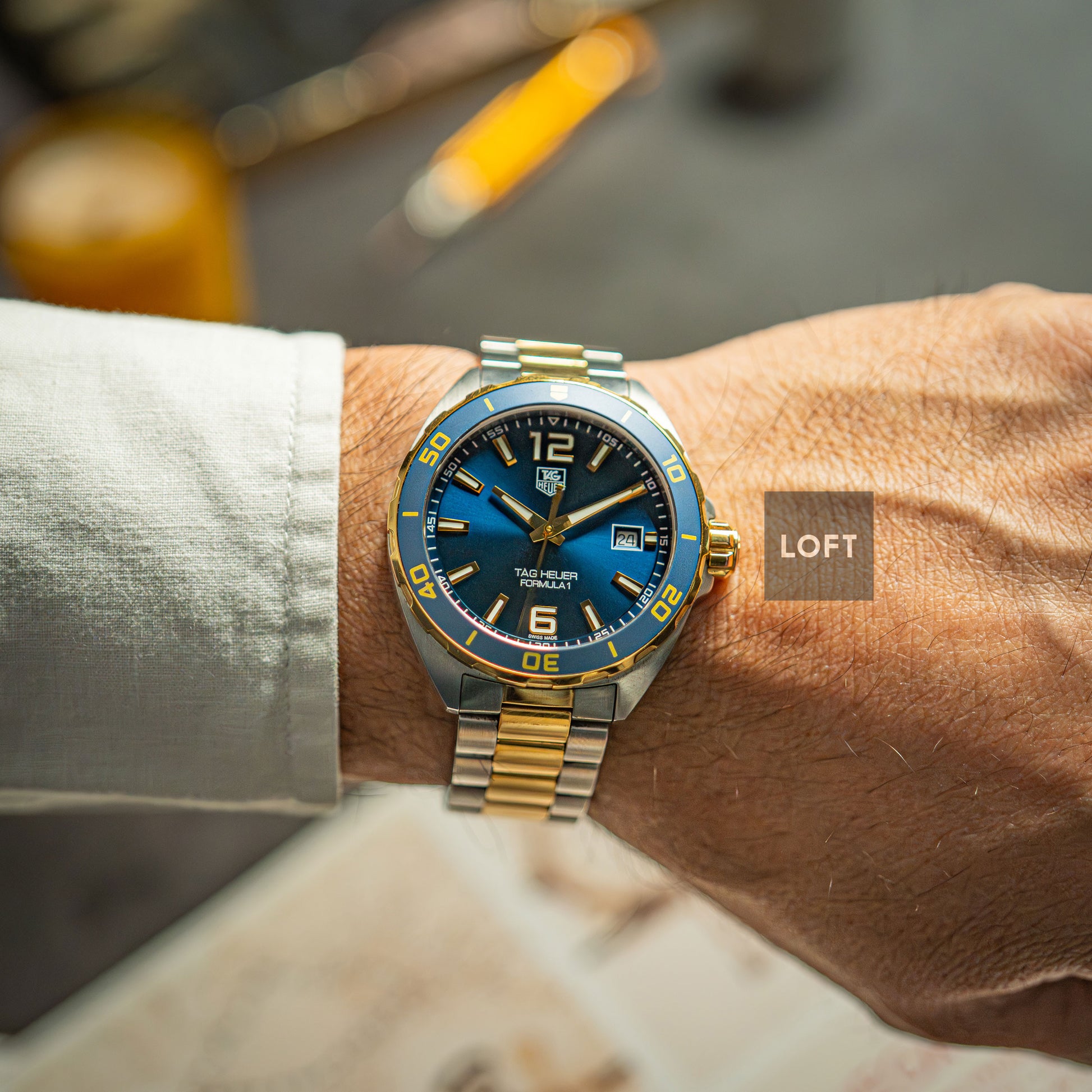 TAG Heuer Formula 1 Quartz Two‑Tone Blue 41mm