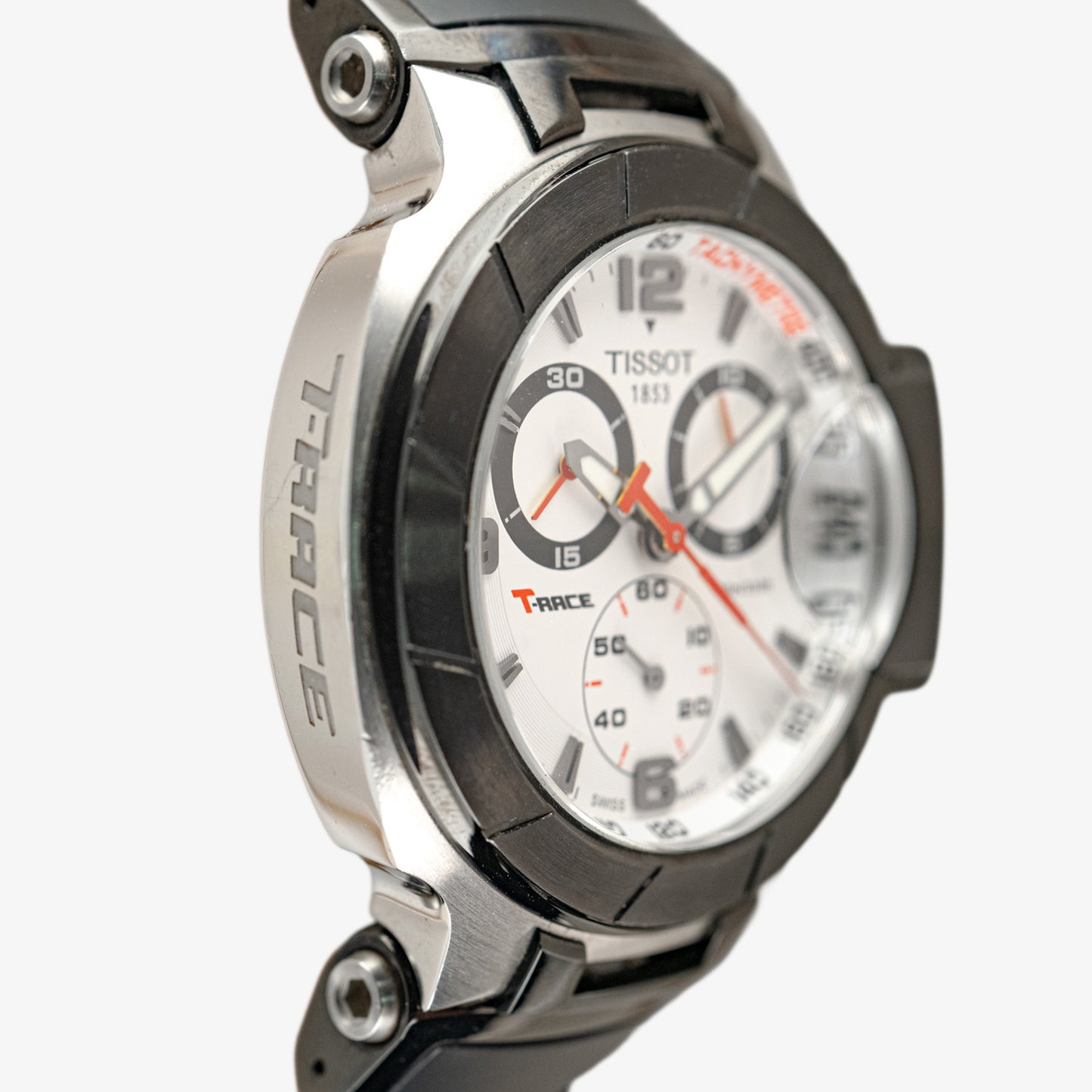 Tissot T-Race Quartz Chronograph Silver Dial 43mm