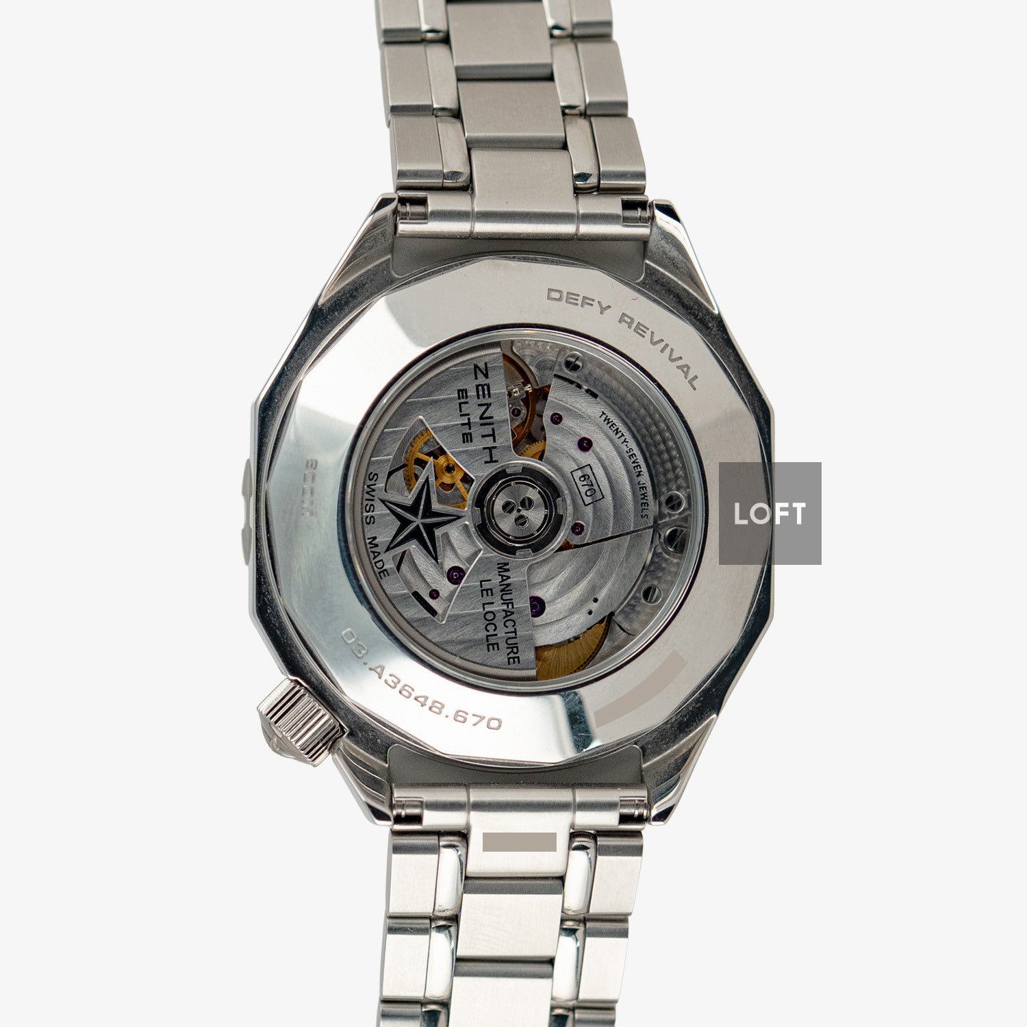 Zenith Defy Revival Automatic Diver Black & Orange Dial 37mm