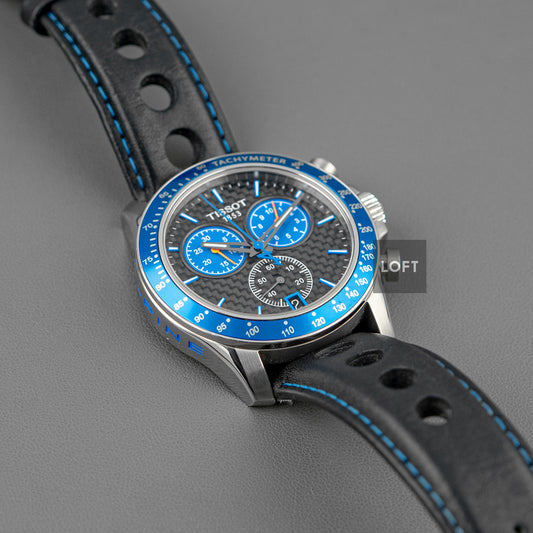 Tissot V8 Alpine Quartz Chronograph Black Dial 42.5mm