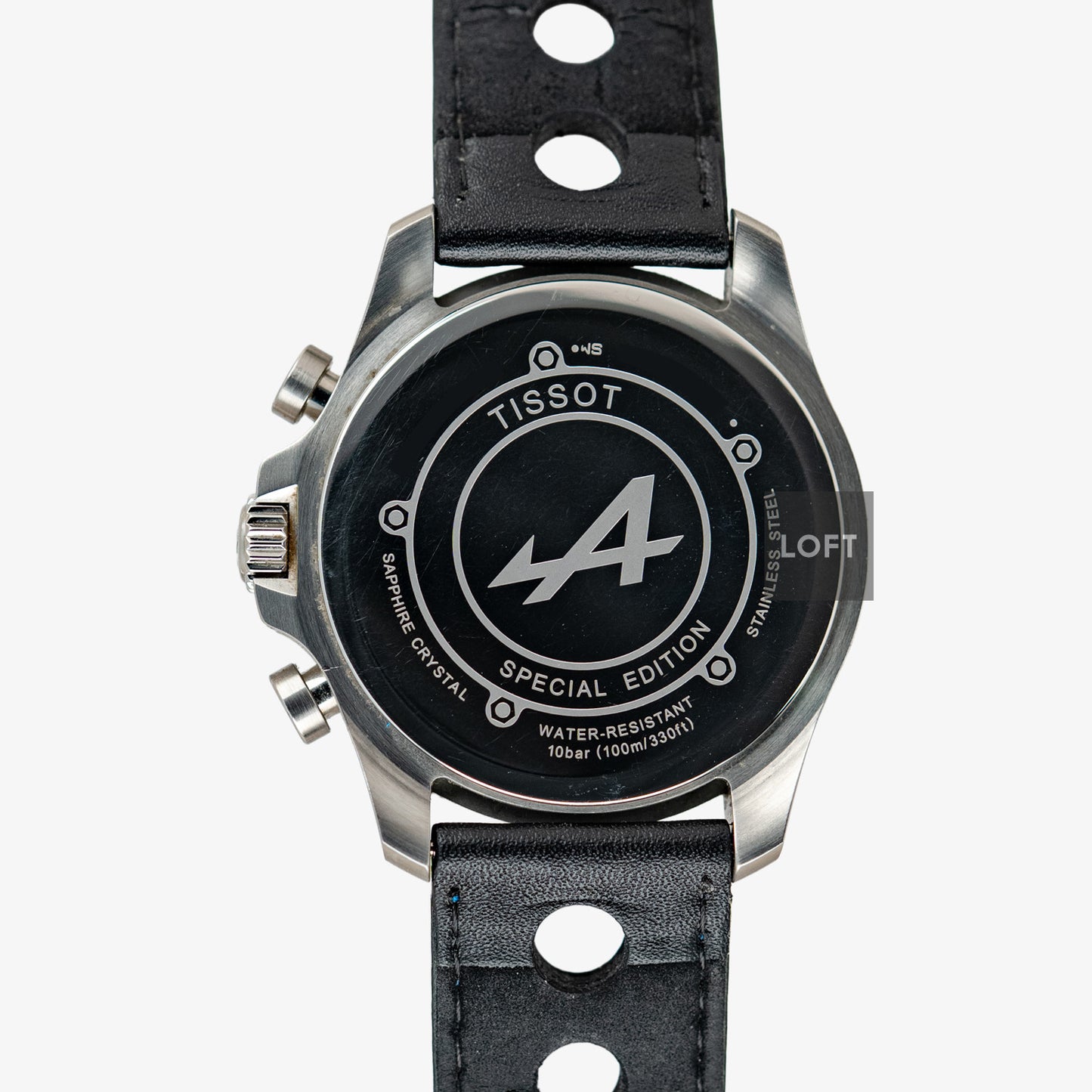 Tissot V8 Alpine Quartz Chronograph Black Dial 42.5mm