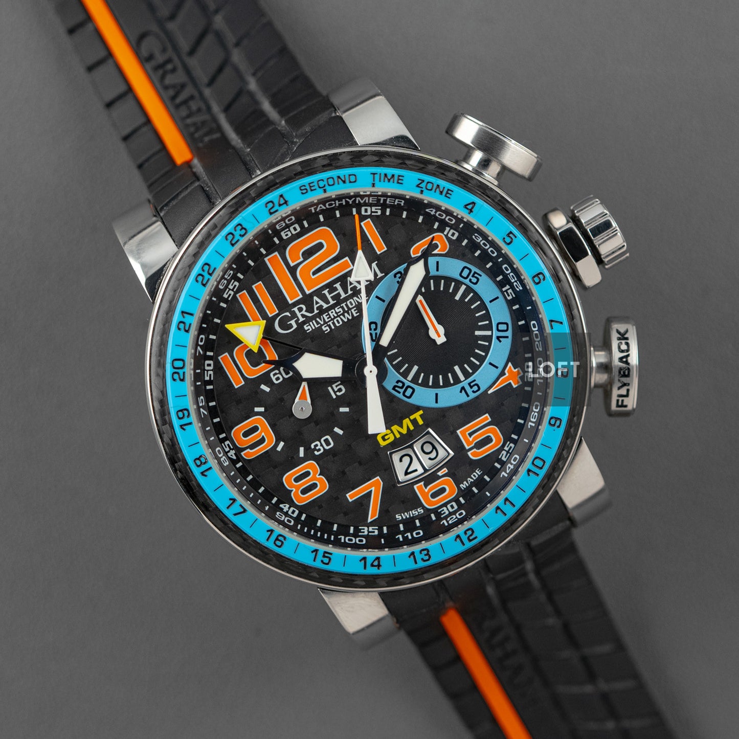 Graham Silverstone Automatic Flyback Chronograph GMT 48mm
