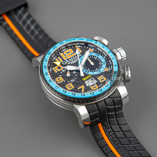 Graham Silverstone Automatic Flyback Chronograph GMT 48mm