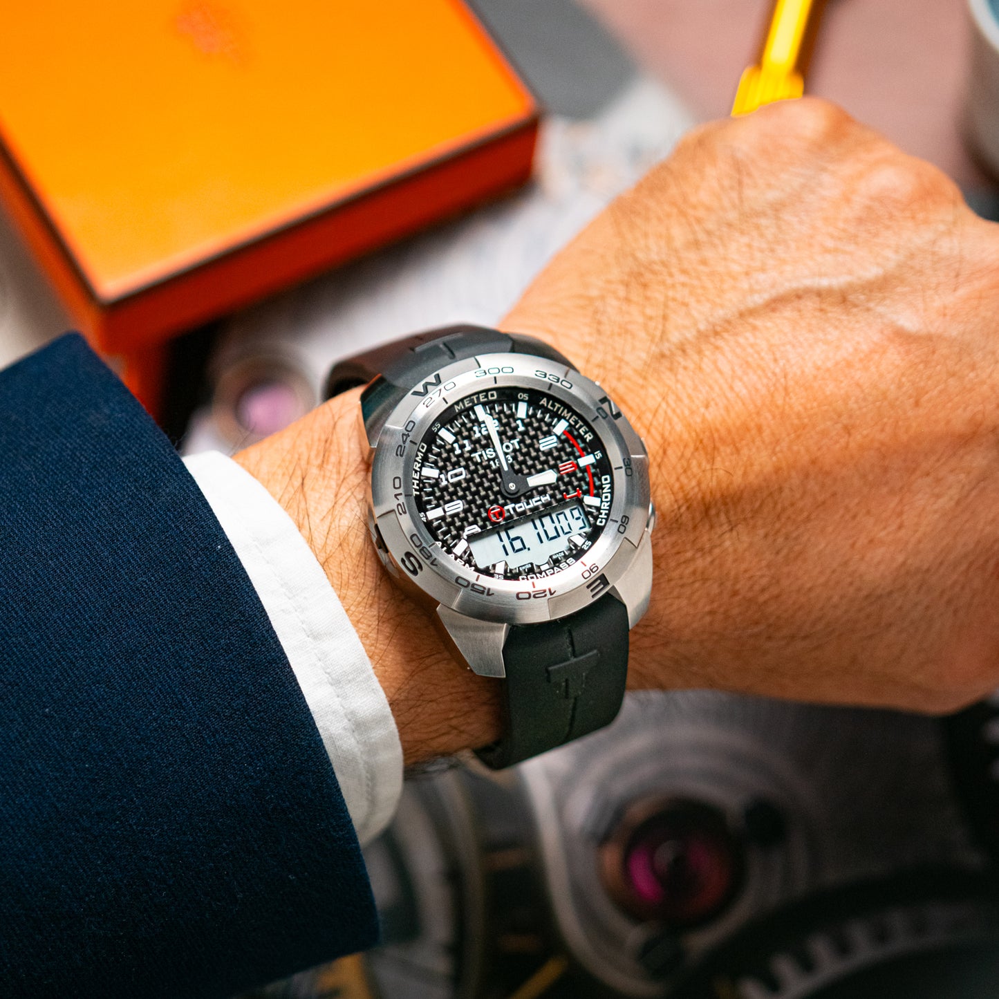 Tissot T-Touch Expert Titanium Black Dial 44mm