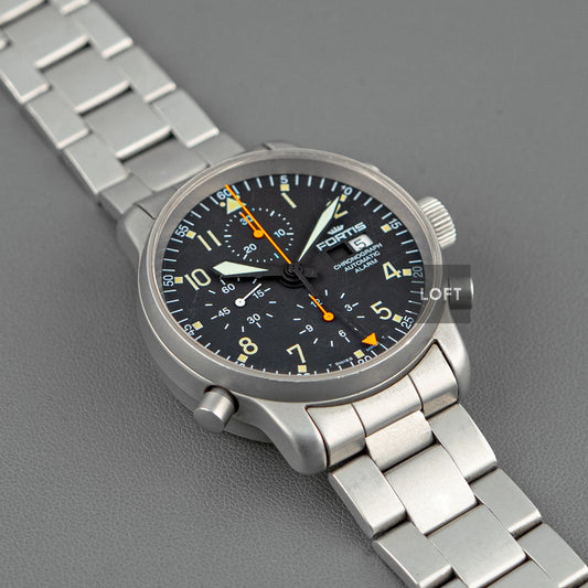 Fortis Spacematic Automatic Alarm Chronograph 40mm