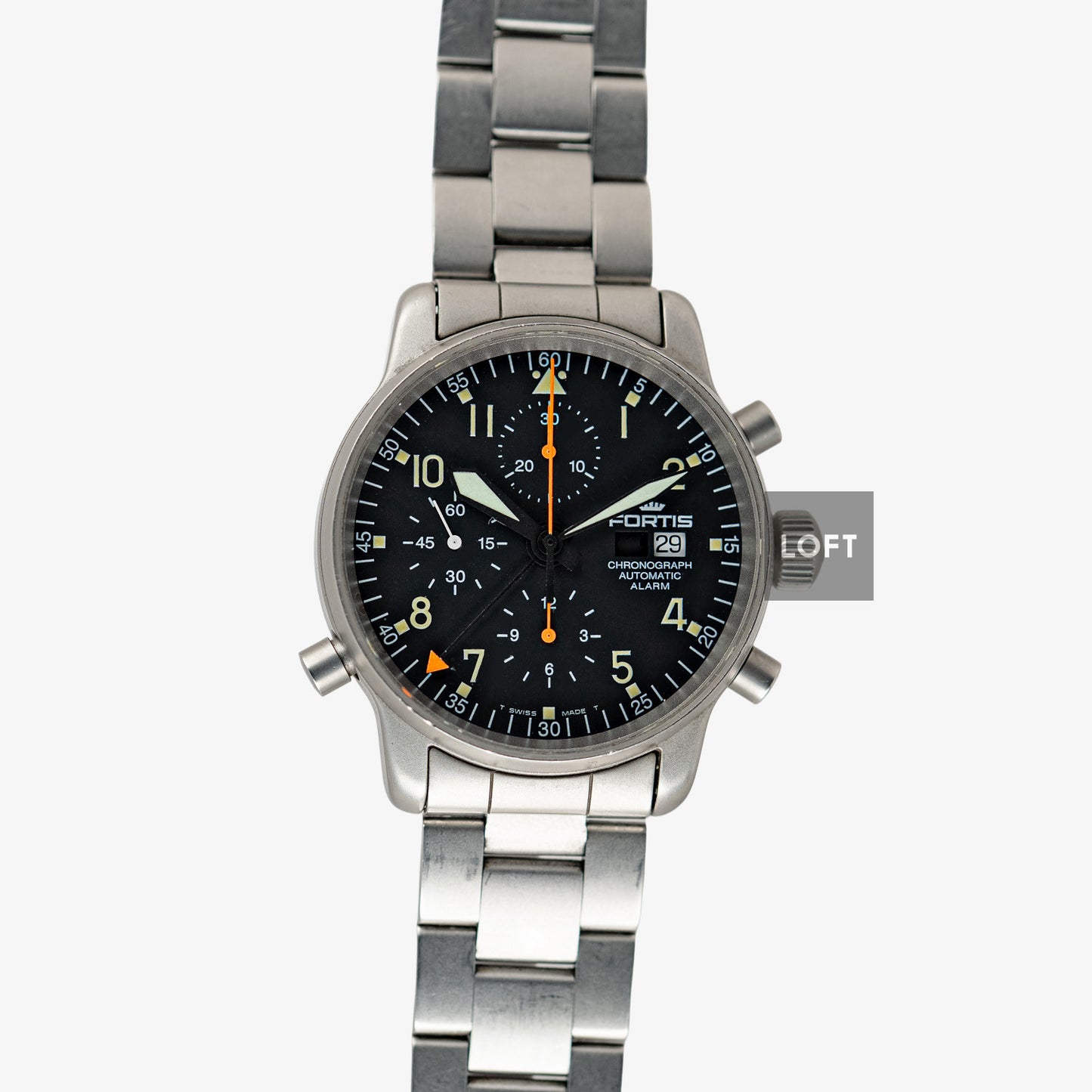 Fortis Spacematic Automatic Alarm Chronograph 40mm