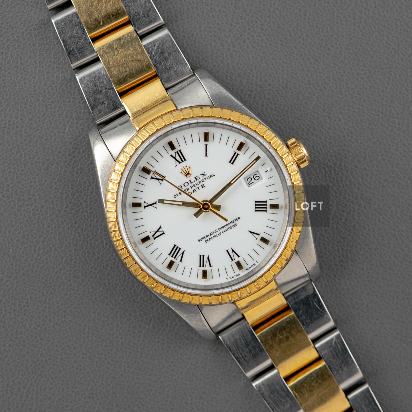 Rolex Oyster Perpetual Date 15223 Automatic Roman Dial 36mm