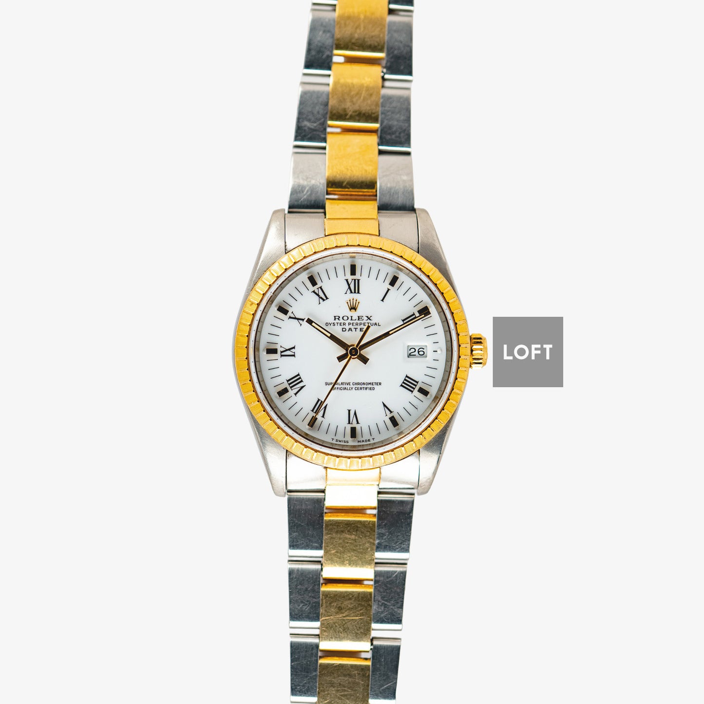 Rolex Oyster Perpetual Date 15223 Automatic Roman Dial 36mm